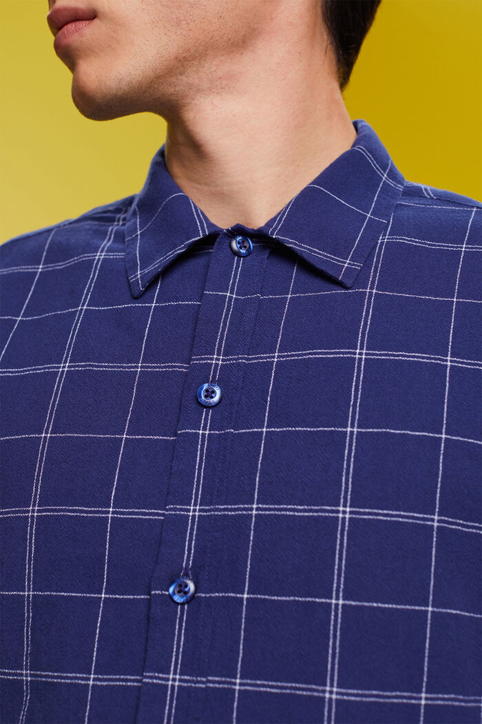 Chemise à manches courtes 100 % coton, DARK BLUE, detail image number 2