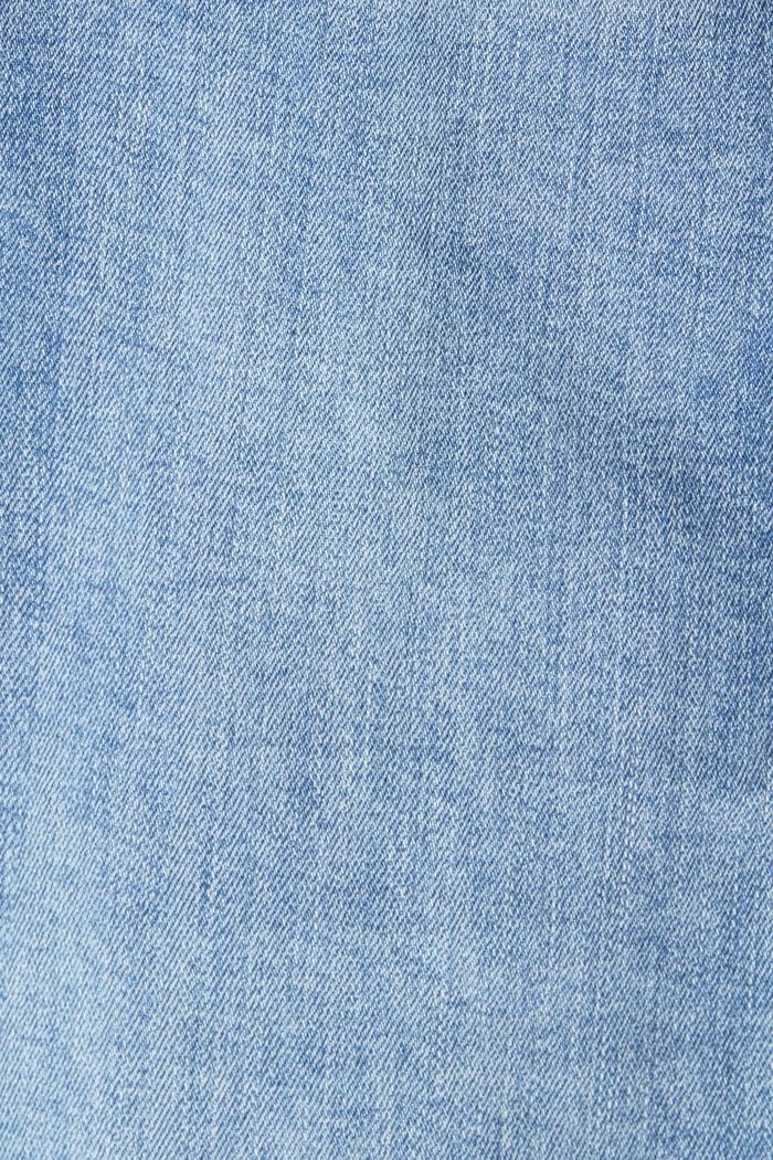 Jeans mit Doppelknopf, Organic Cotton, BLUE LIGHT WASHED, detail image number 4