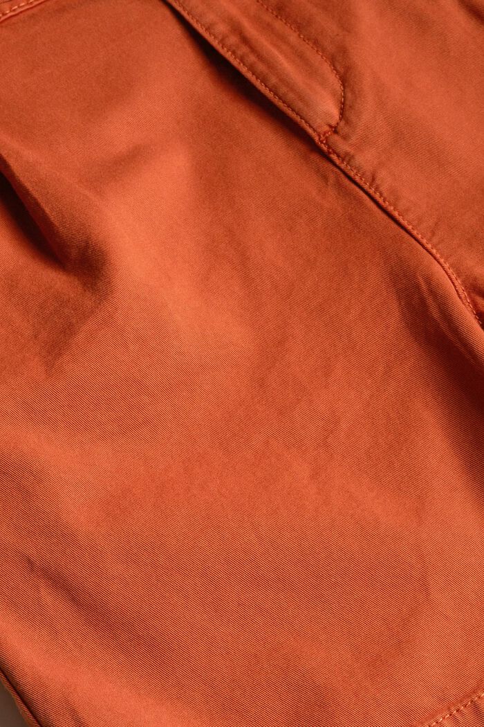 Short à ceinture à nouer, coton biologique, TOFFEE, detail image number 4