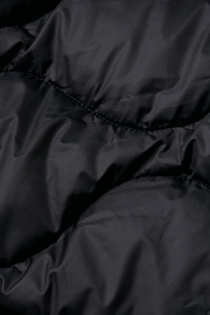 Recyclée : la veste transformable matelassée à capuche, BLACK, detail image number 6