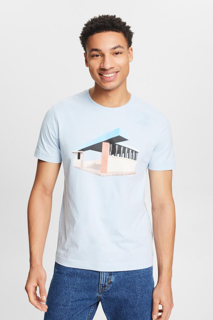 T-Shirt mit Grafikprint, LIGHT BLUE, detail image number 0