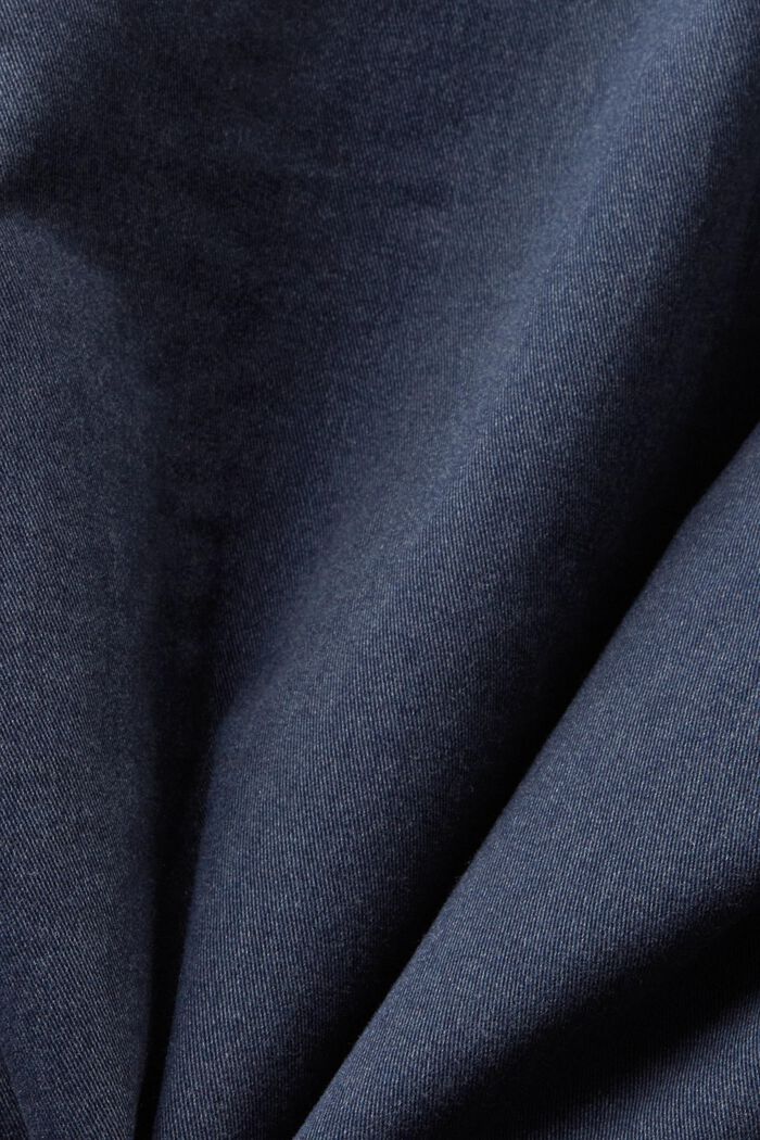 Cropped-Jacke aus Baumwolltwill, NAVY, detail image number 5