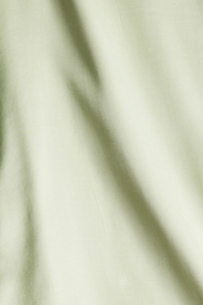 Bluse in Satinoptik, PASTEL GREEN, detail image number 4