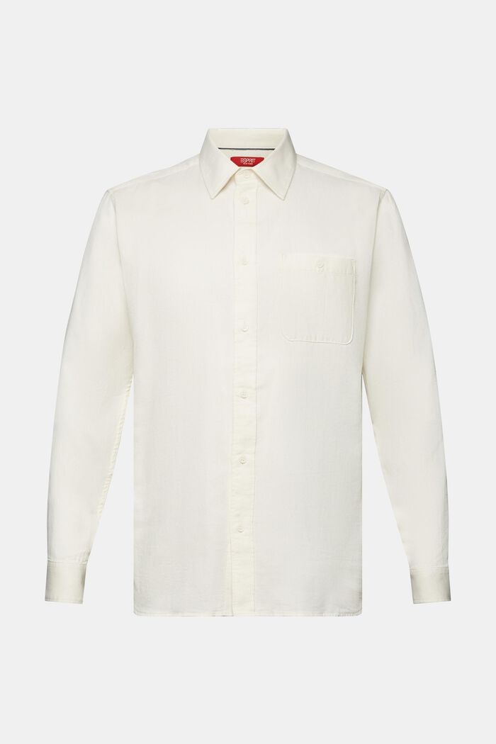 Schmales, strukturiertes Hemd, 100 % Baumwolle, ICE, detail image number 6