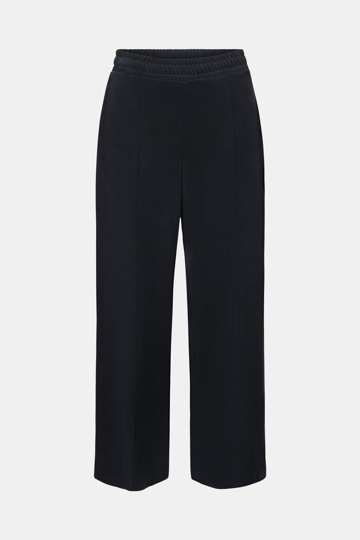 Pantalon large à enfiler avec plis permanents, BLACK, detail image number 5