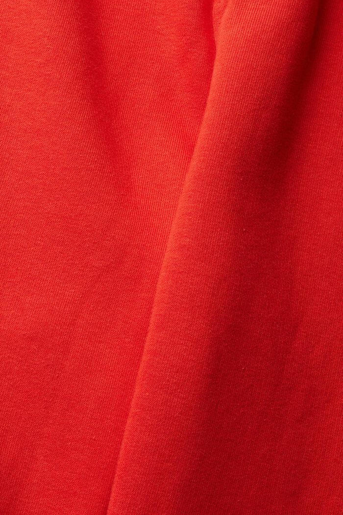 Recycelt: kurze Sweat-Hose, RED ORANGE, detail image number 5
