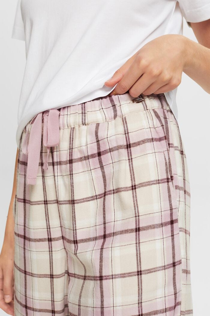 Pantalon de pyjama en flanelle, SAND, detail image number 2
