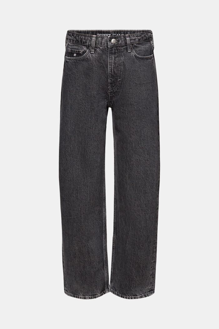 Lockere Retro-Jeans mit niedrigem Bund, BLACK MEDIUM WASHED, detail image number 7