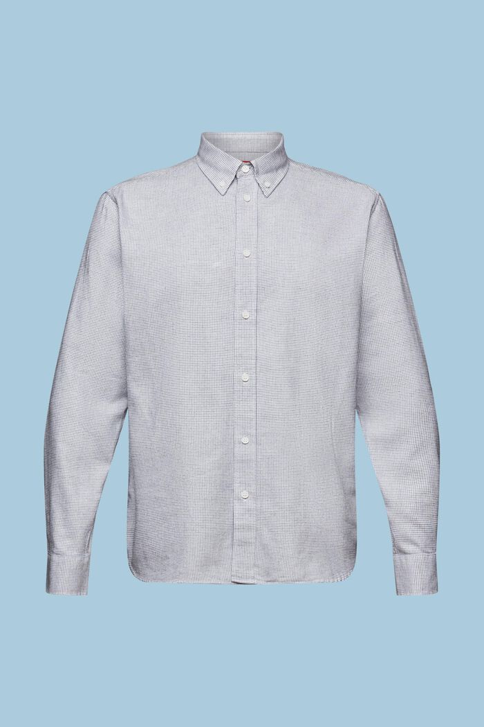 Chemise à petits carreaux en coton de coupe Regular Fit, WHITE, detail image number 6
