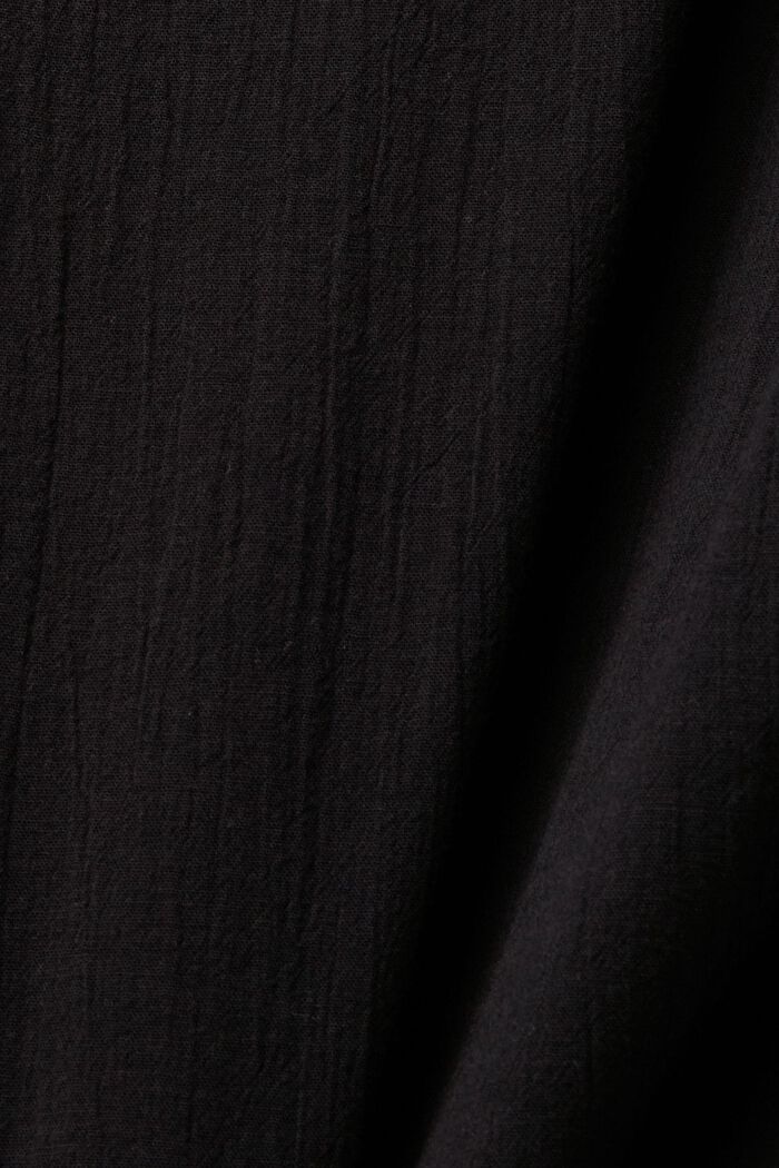 Robe-chemise brodée, BLACK, detail image number 5