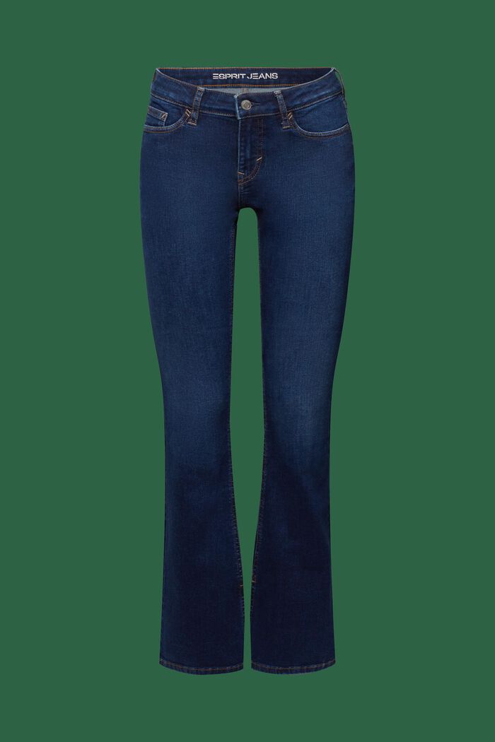 Bootcut-Jeans mit niedrigem Bund, BLUE LIGHT WASHED, detail image number 6