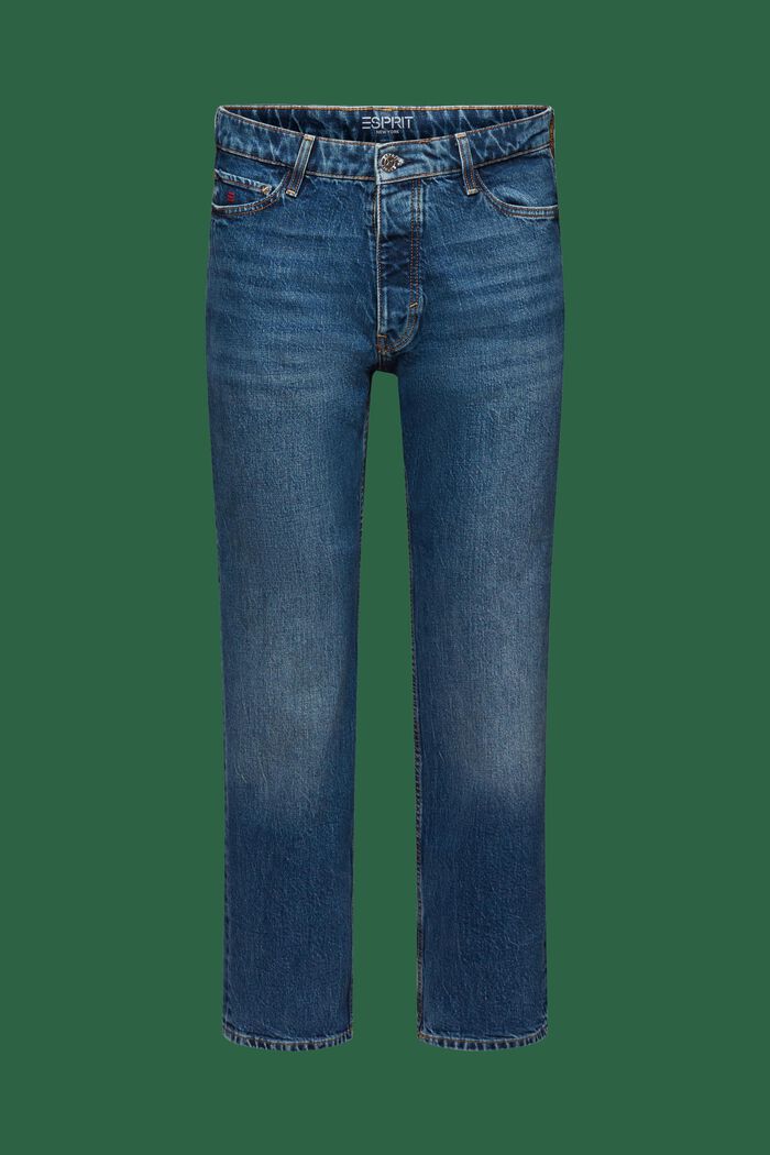 Lockere Retro-Jeans mit mittlerer Bundhöhe, BLUE MEDIUM WASHED, detail image number 6