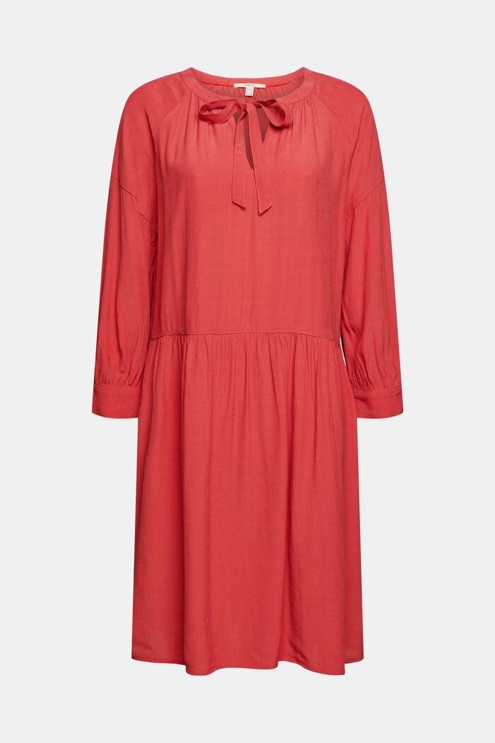 Kleid mit Schluppe, RED, overview