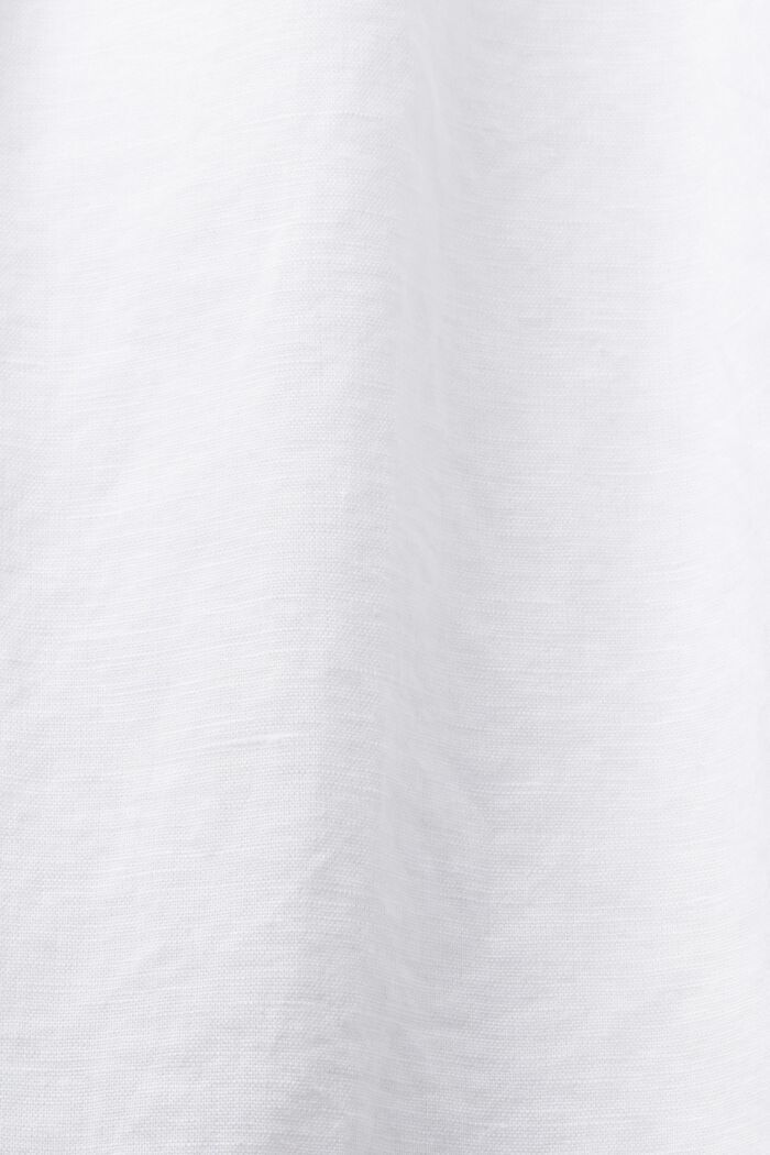 Ärmellose Smokbluse, WHITE, detail image number 4