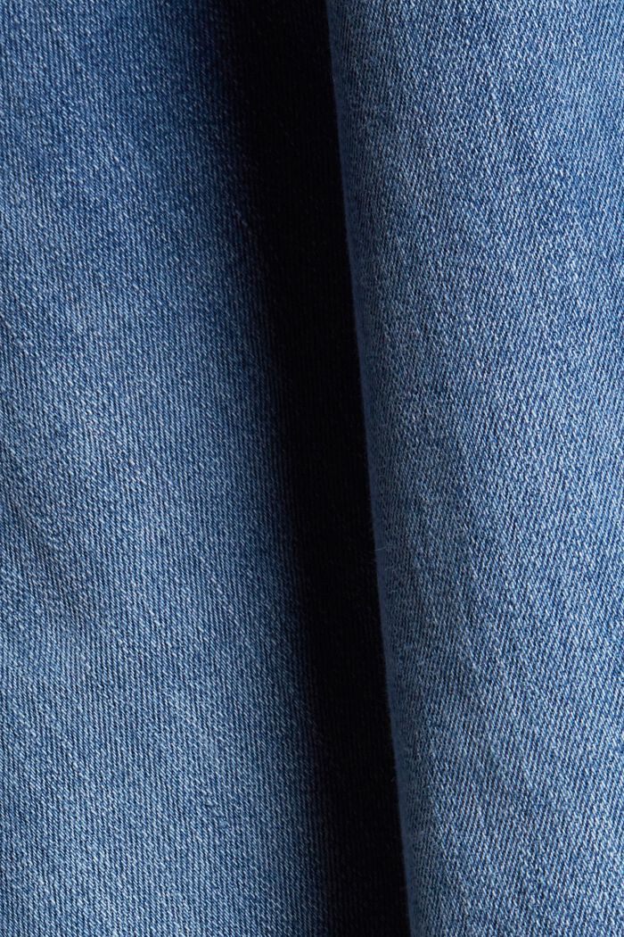 Jean stretch en coton biologique, BLUE MEDIUM WASHED, detail image number 4