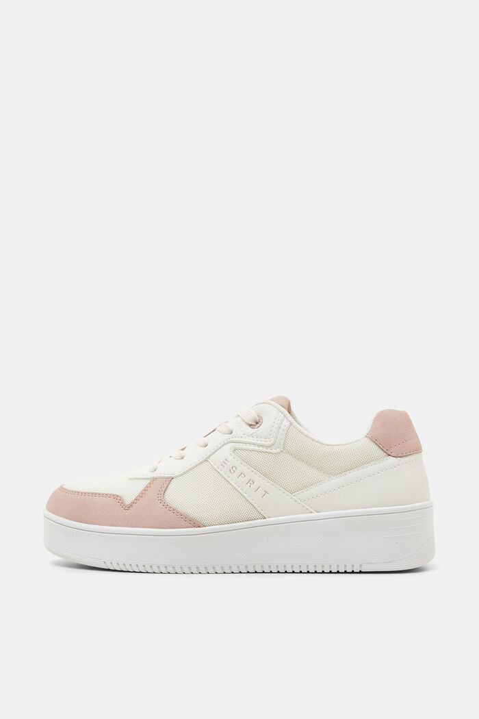 Sneaker mit Plateausohle, LIGHT PINK, overview