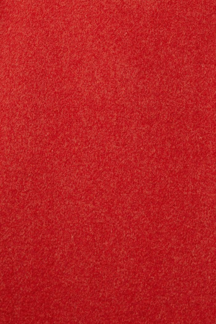 Mantel mit Wolle, ORANGE RED, detail image number 5