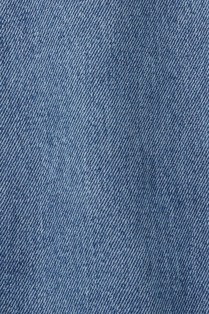 Jeans mit weitem Bein, 100 % Baumwolle, BLUE DARK WASHED, detail image number 6