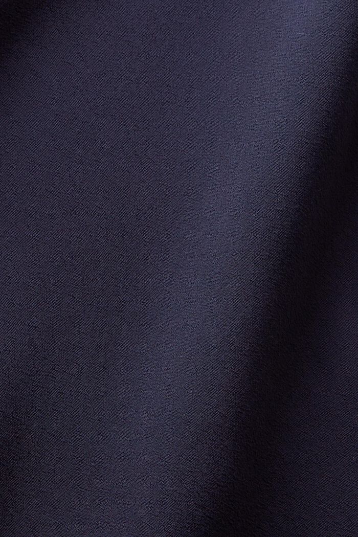 Robe longueur midi en crêpe à manches 3/4, NAVY, detail image number 4