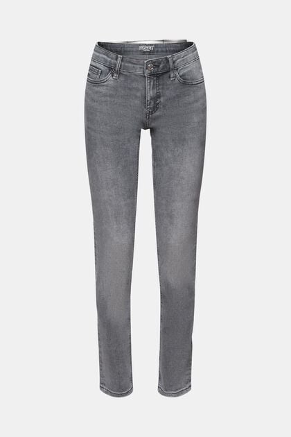 Jeans mit mittlerer Bundhöhe und schmaler Passform