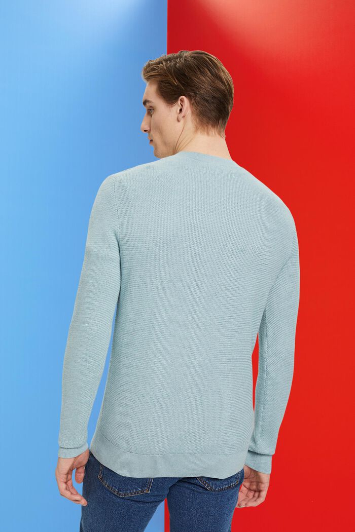 Pull-over rayé, GREY BLUE, detail image number 3
