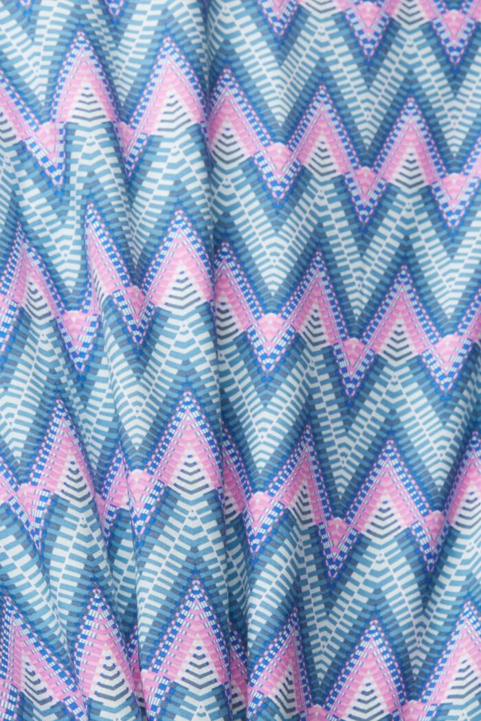 Tunika mit Musterprint, LENZING™ ECOVERO™, BRIGHT BLUE, detail image number 6