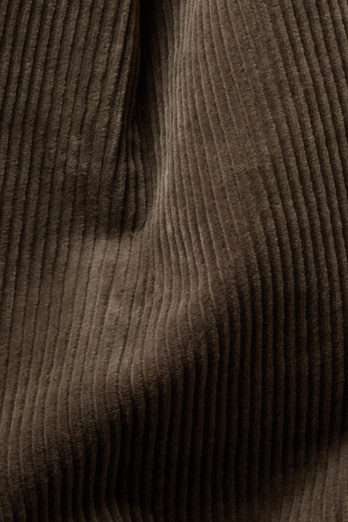 Pantalon en velours côtelé à jambes larges, BROWN GREY, detail image number 6