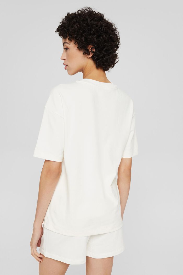 Oversize-T-Shirt aus Baumwolle, OFF WHITE, detail image number 3