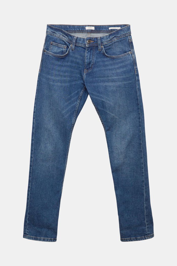 Stretch-Jeans mit Organic Cotton, BLUE MEDIUM WASHED, detail image number 2