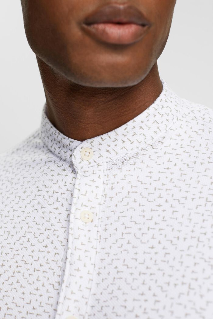 Chemise à motif, WHITE, detail image number 0