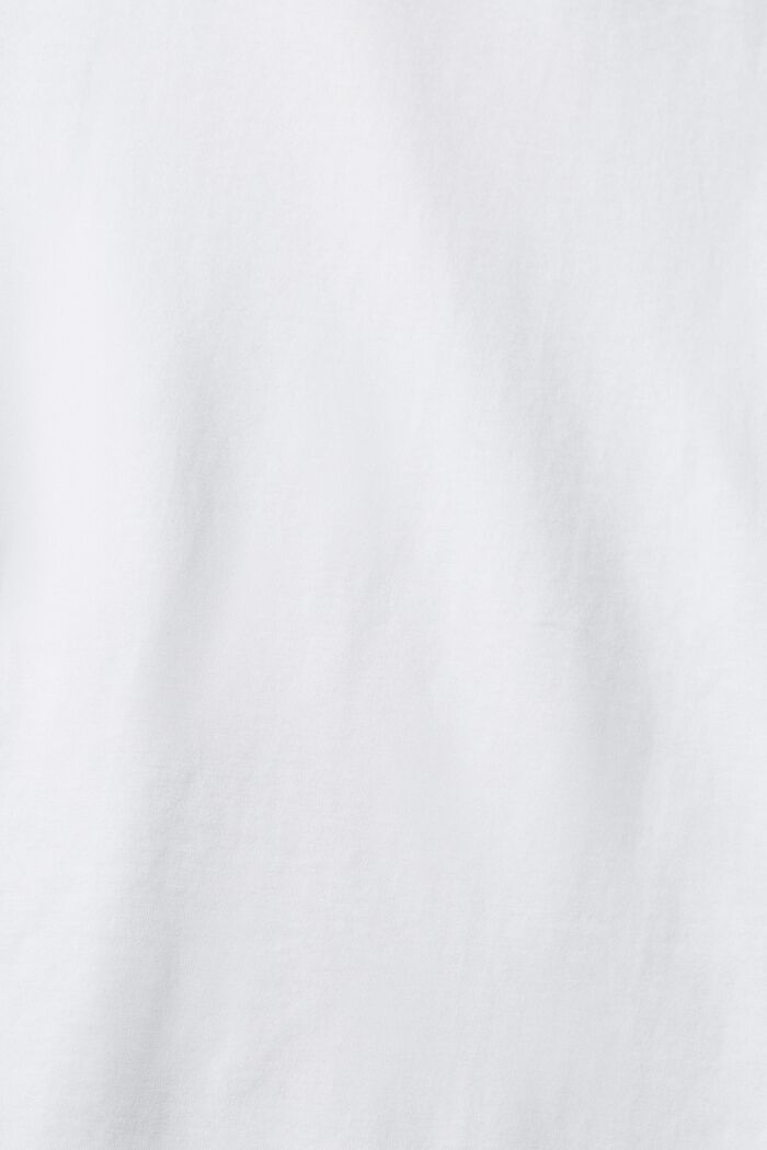 T-shirt orné d’un logo estampé, WHITE, detail image number 5