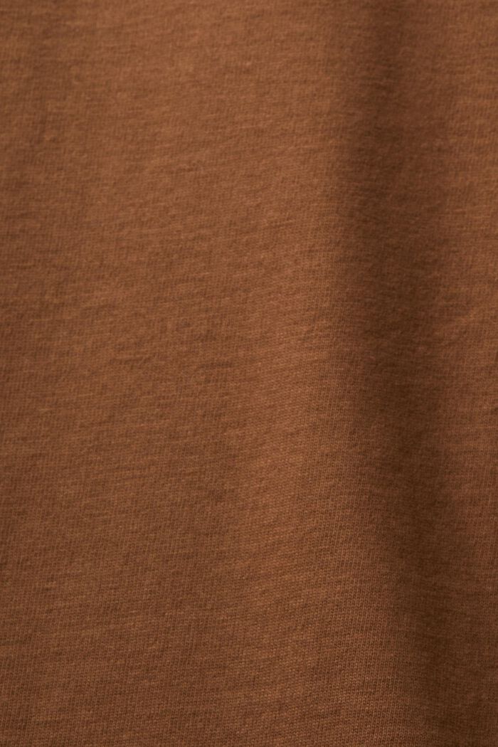 T-shirt à manches longues et col cheminée en coton, BARK, detail image number 5