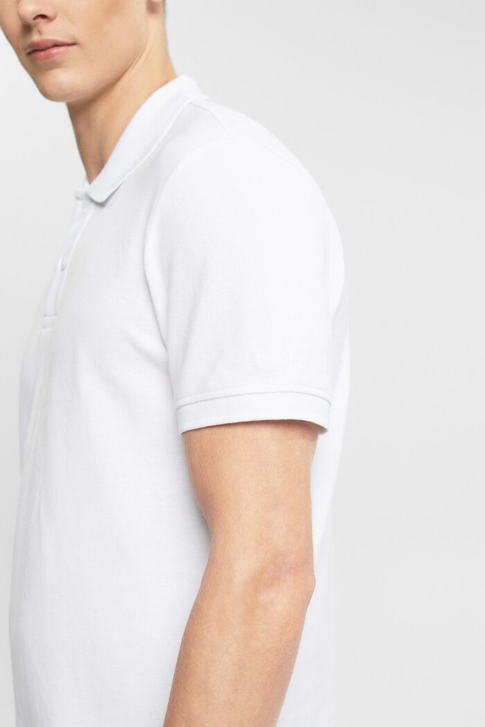 Slim Fit Poloshirt, WHITE, detail image number 2