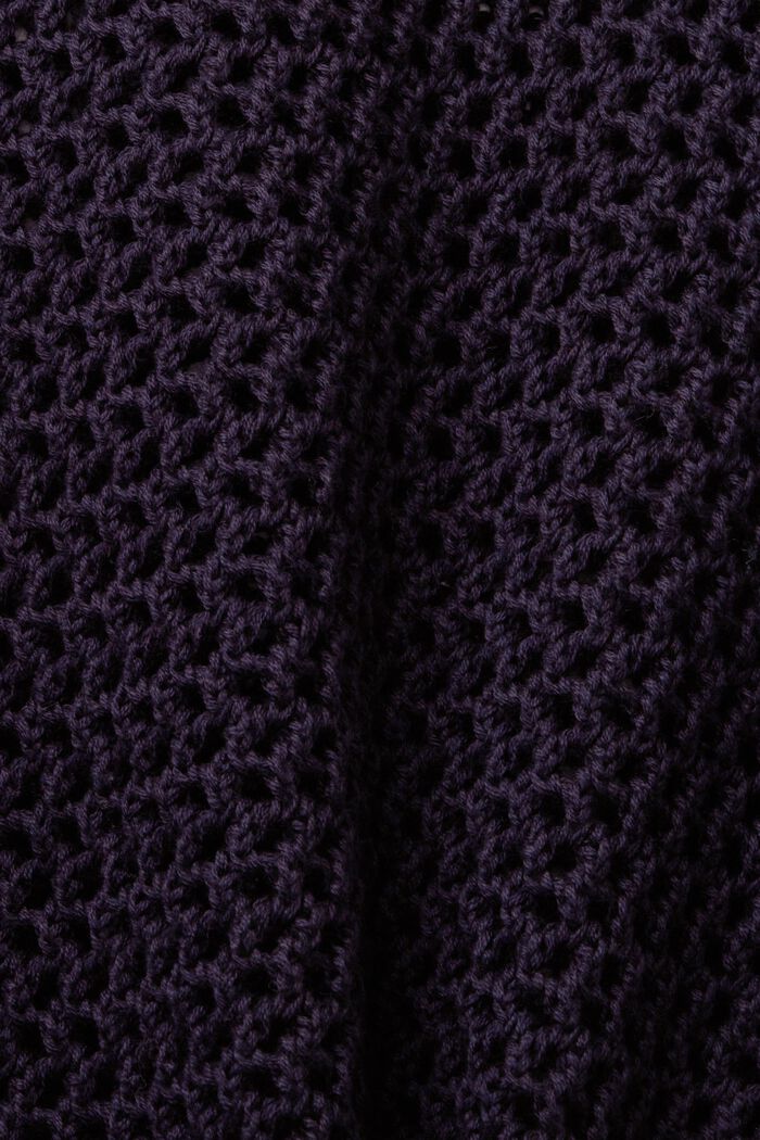 Mesh-Oberteil aus nachhaltiger Baumwolle, NAVY, detail image number 5