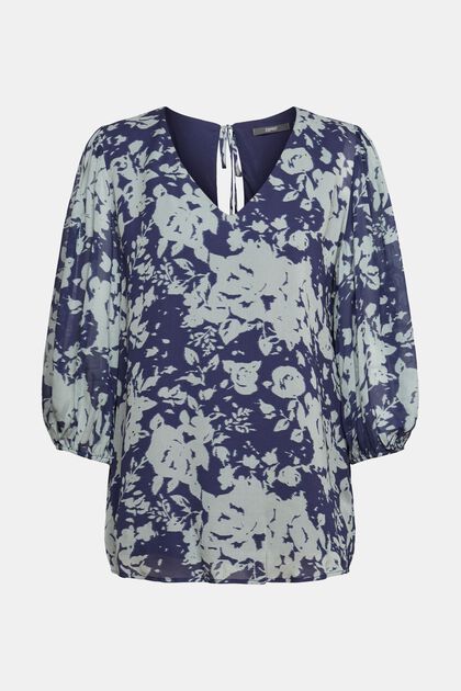 Bluse mit Muster, LENZING™ ECOVERO™