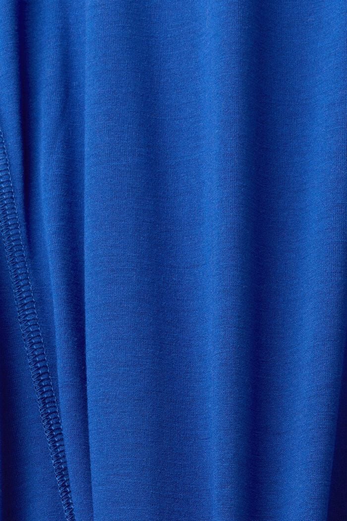 T-shirt à manches longues et capuche, LENZING™ ECOVERO™, BRIGHT BLUE, detail image number 7