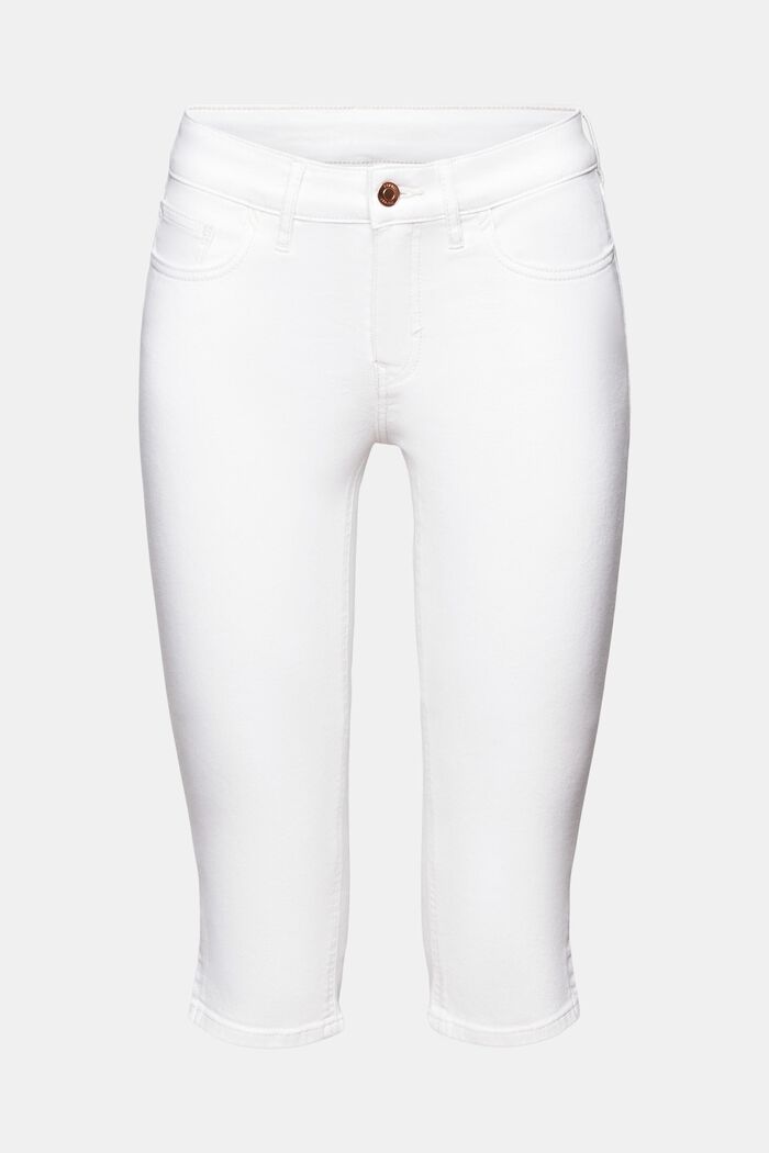 Capri-Jeans in Zwischenlänge, WHITE, detail image number 7