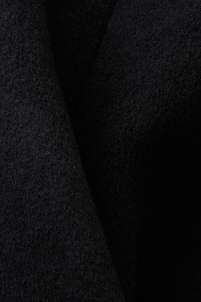 Veste en laine mélangée à teneur en cachemire, BLACK, detail image number 4