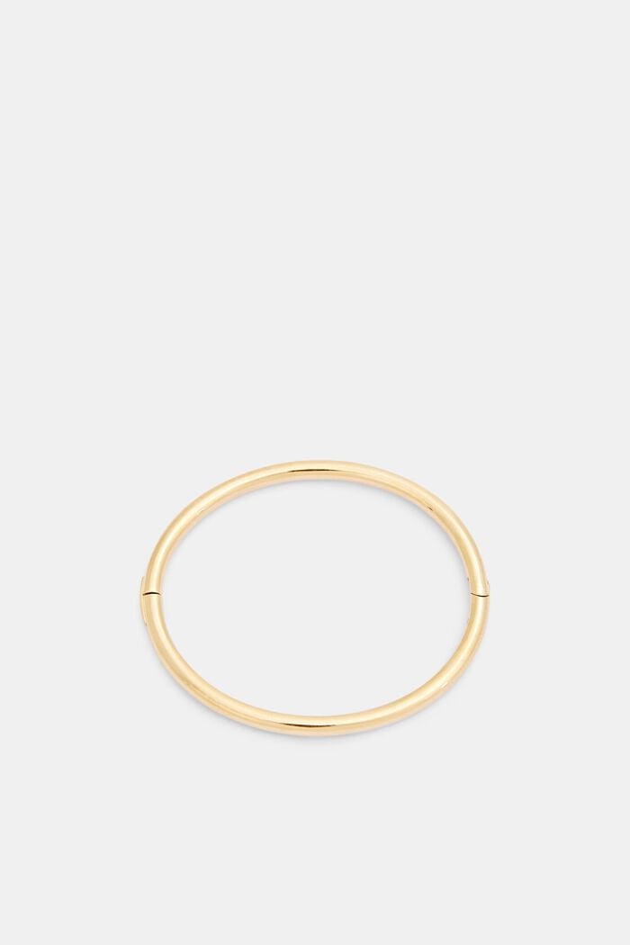 Bracelet rigide à fermoir clip, acier inoxydable, GOLD, detail image number 0