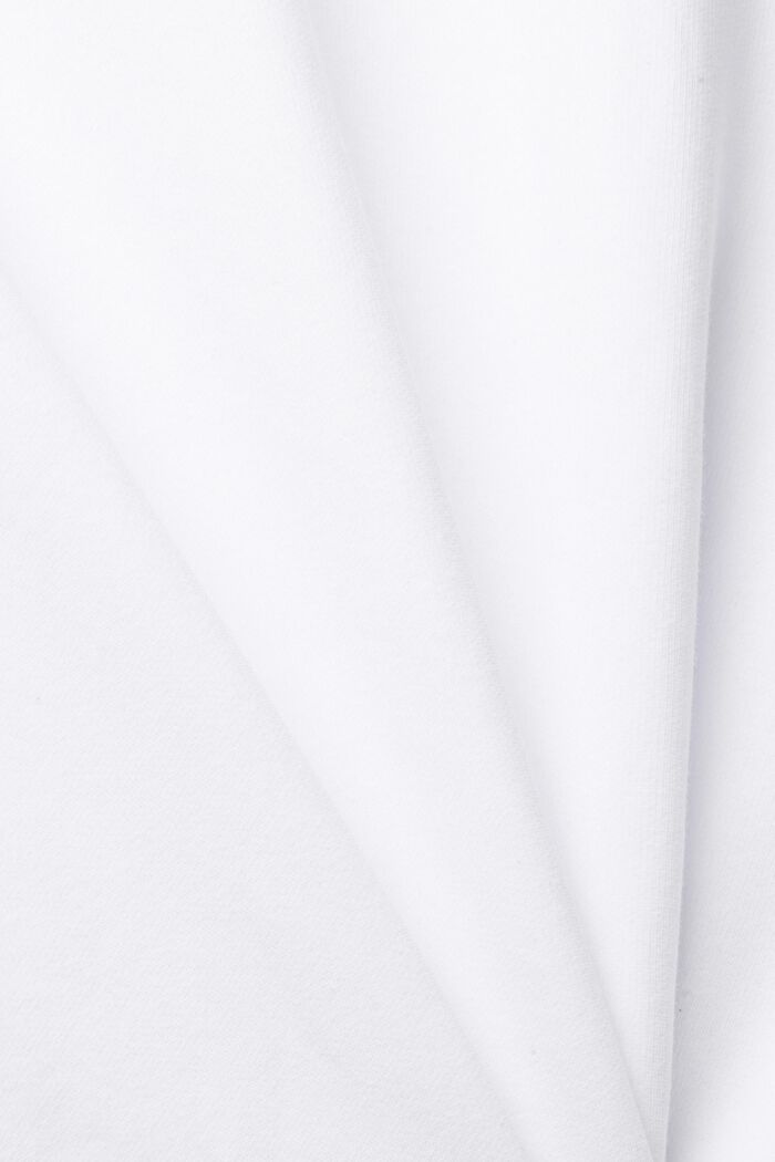 En matière recyclée : le sweat-shirt unicolore, WHITE, detail image number 2