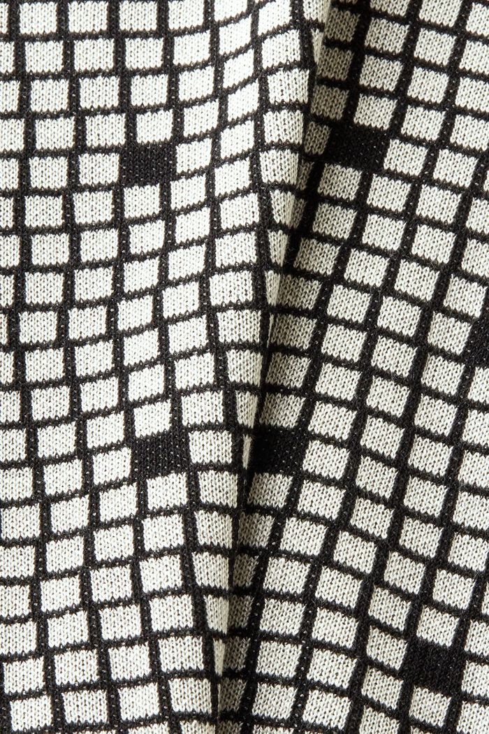 Jacquard-Sweatshirt mit Rundhalsausschnitt, BLACK, detail image number 5