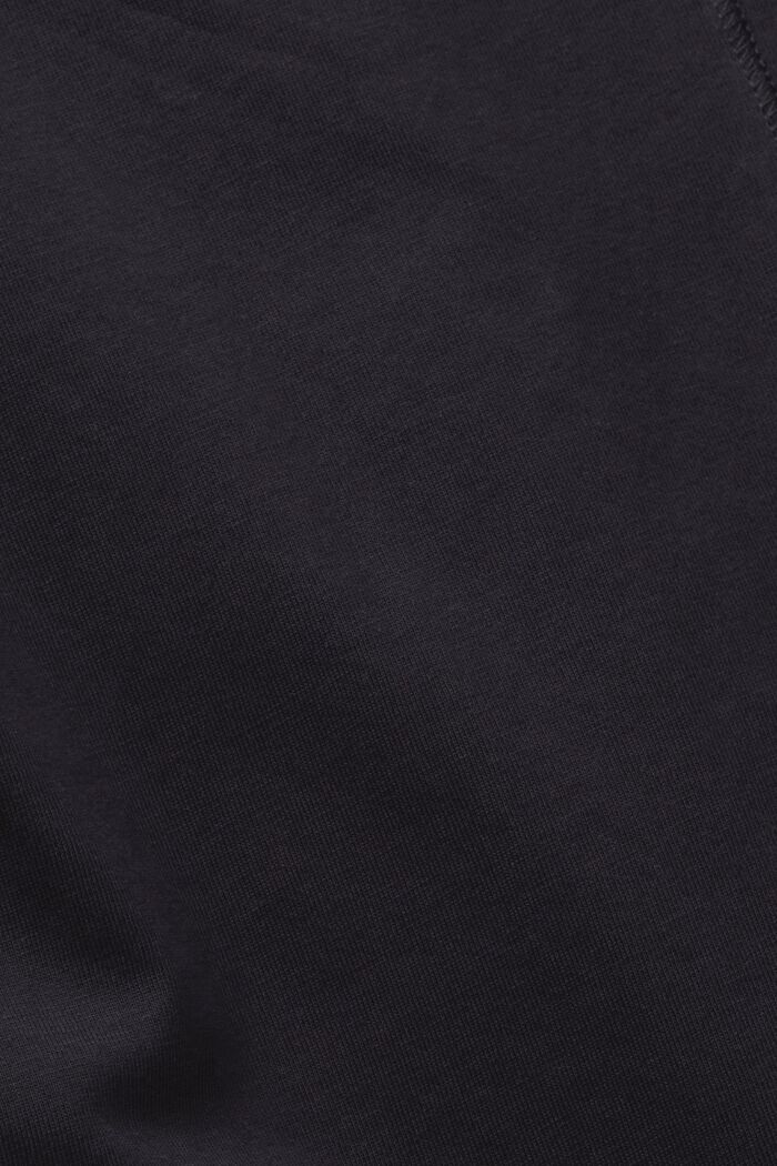 T-Shirt aus Baumwolle, BLACK, detail image number 6