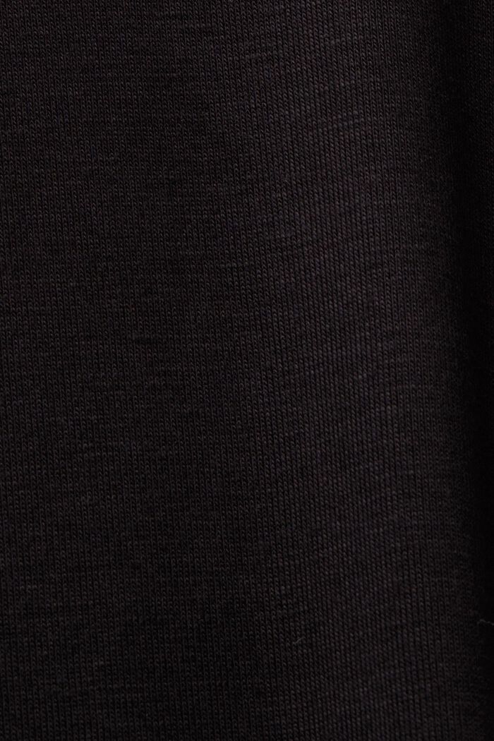 Haut de pyjama en LENZING™ ECOVERO™, BLACK, detail image number 4