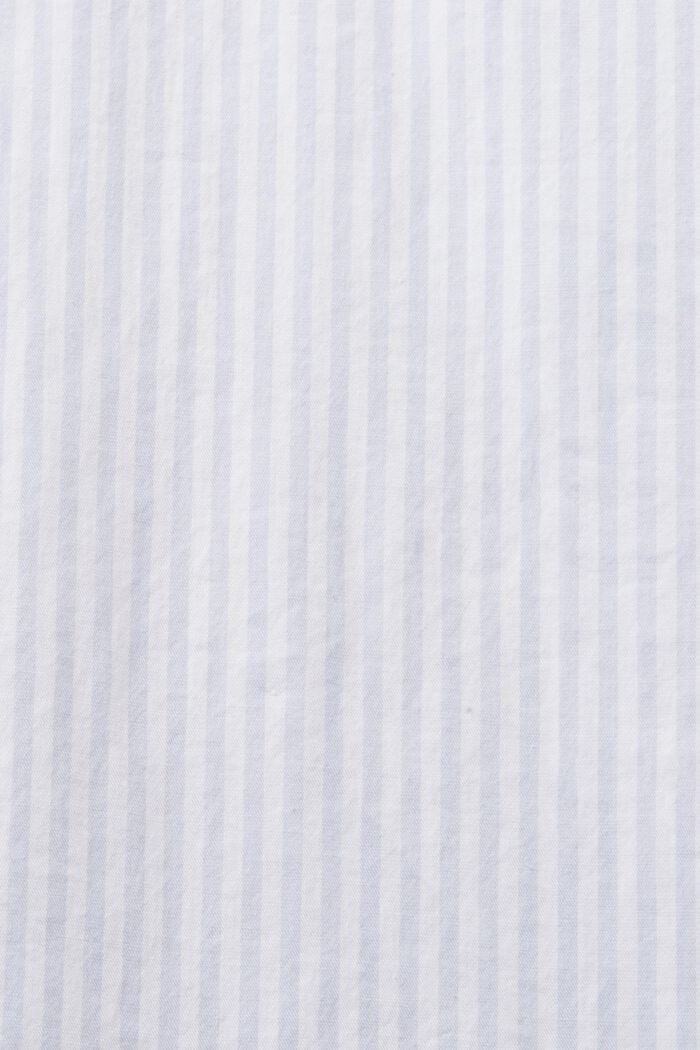 Gestreiftes Hemd aus Baumwoll-Popeline, PASTEL BLUE, detail image number 4