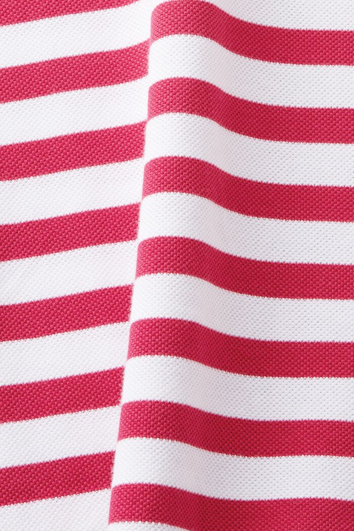 Polo rayé coupe Slim Fit, DARK PINK, detail image number 5