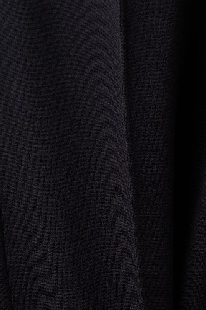 Pantalon en jersey punto à base fendue, BLACK, detail image number 5