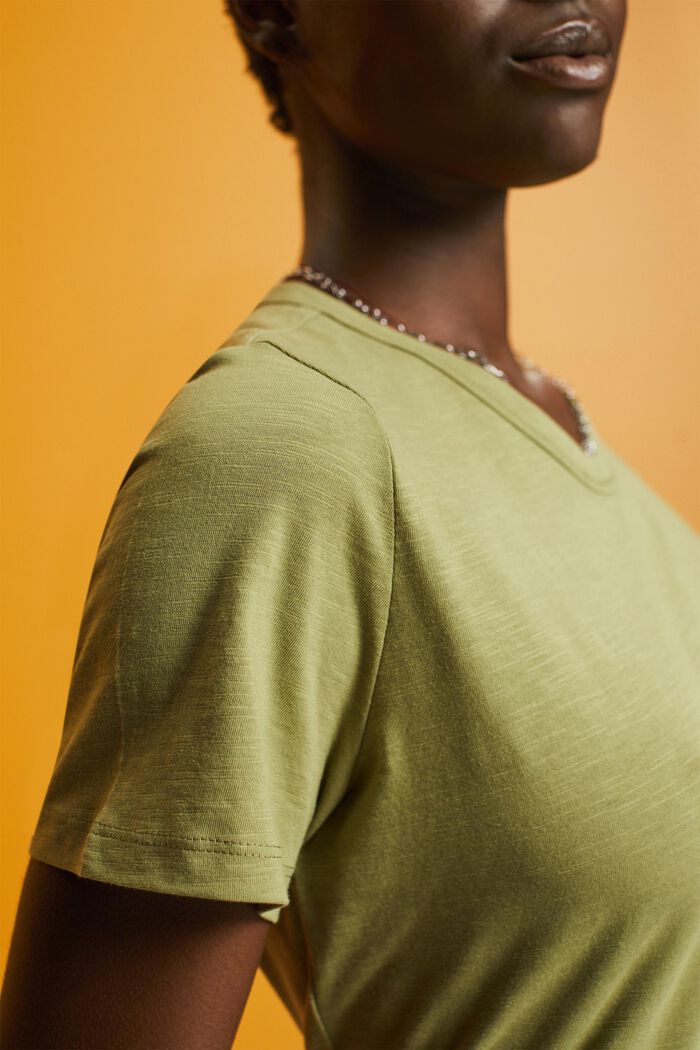 T-Shirt aus Jersey, 100% Baumwolle, PISTACHIO GREEN, detail image number 2