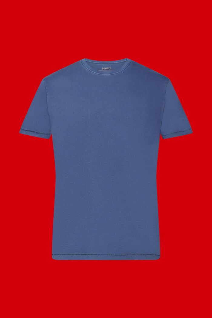 T-shirt délavé, 100 % coton, NAVY, detail image number 5