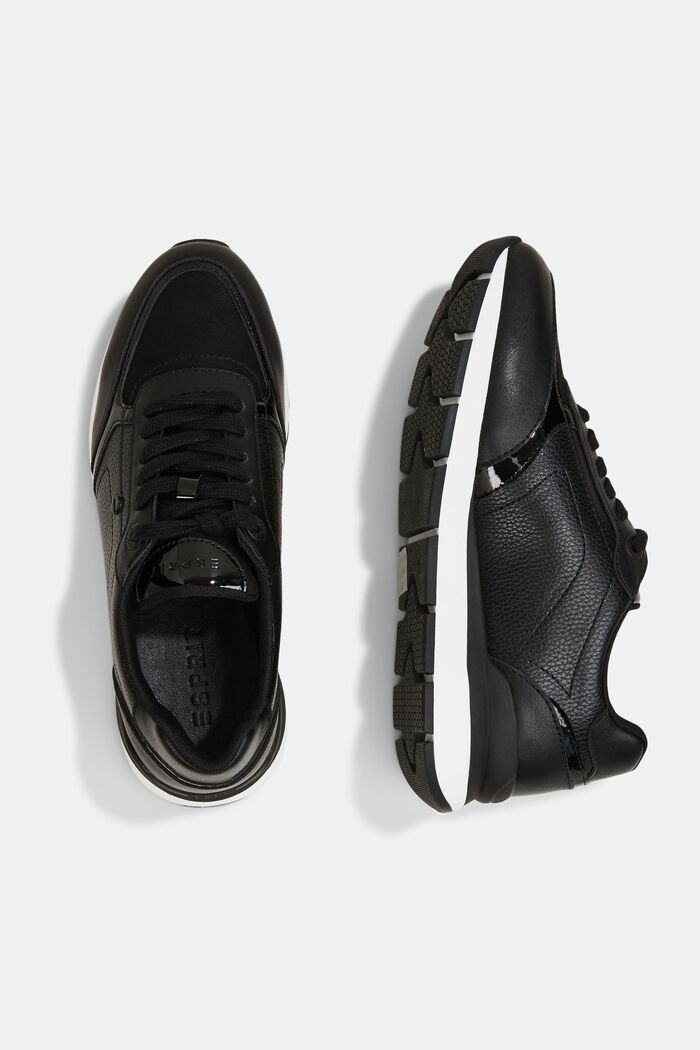 Material-Mix-Sneaker, BLACK, detail image number 5