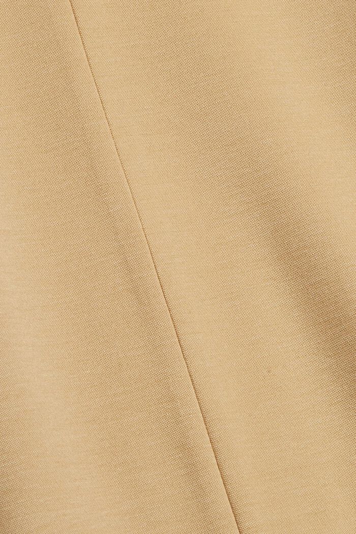 Pants woven High Rise Wide Leg Culotte, CAMEL, detail image number 4